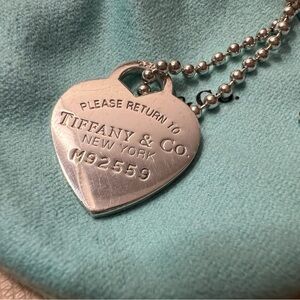 Tiffany & Co Return to Tiffany Pendant Necklace on Ball Chain